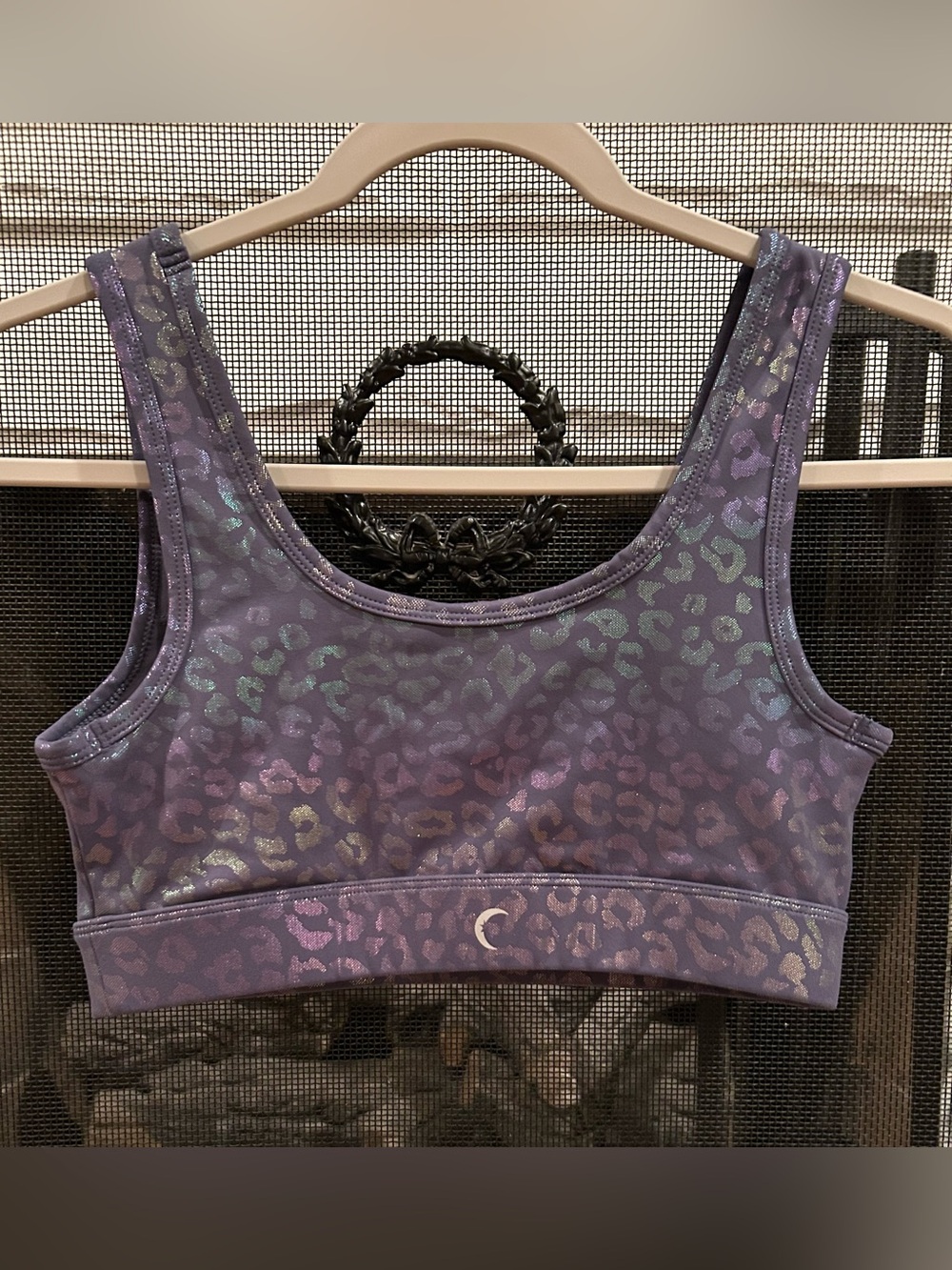 ZYIA Leopard Reflective Sports Bra - Size M - Picture 6 of 6